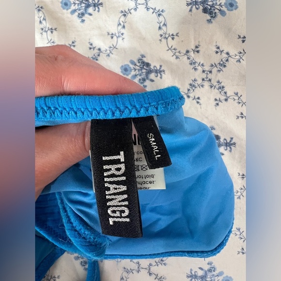 Triangl Blue Bikini Set – Size Small - Picture 4 of 5
